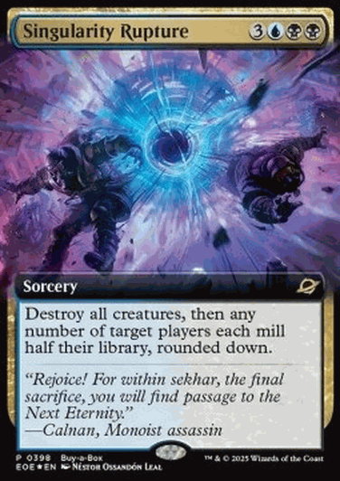 Singularity Rupture