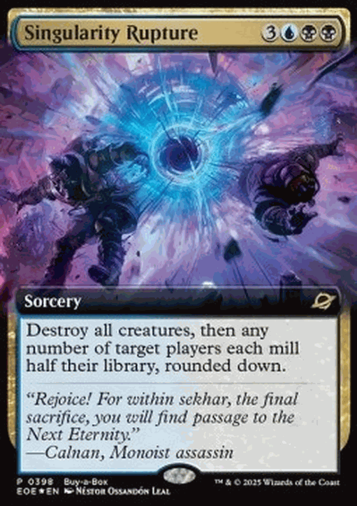 Singularity Rupture