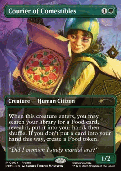 Courier of Comestibles