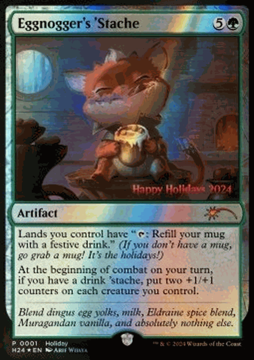 Eggnogger’s ’Stache