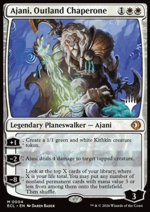 Ajani, Outland Chaperone