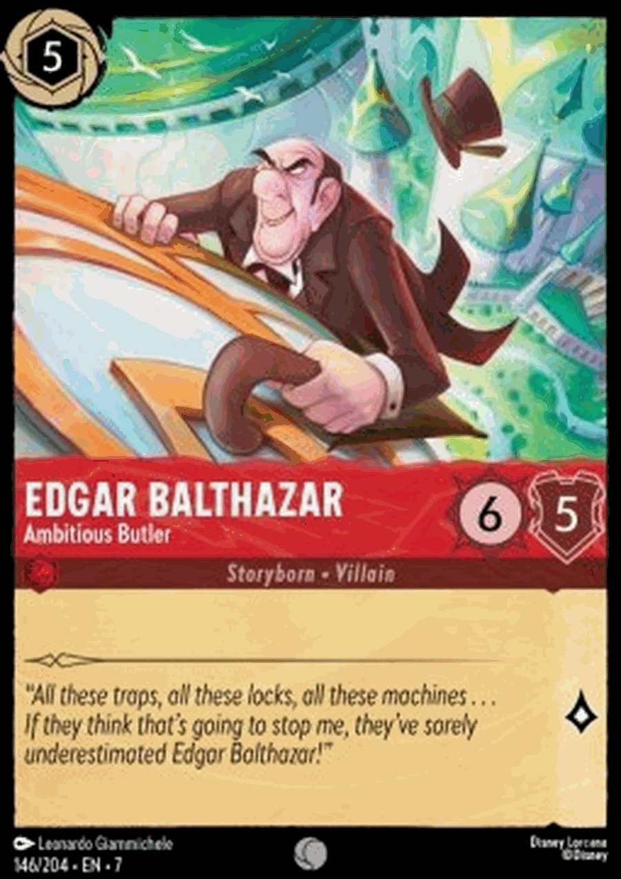 Edgar Balthazar - Ambitious Butler