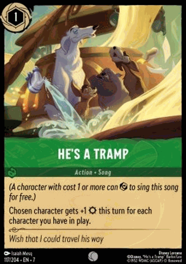 He’s a Tramp