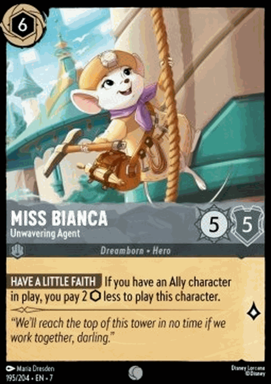 Miss Bianca - Unwavering Agent