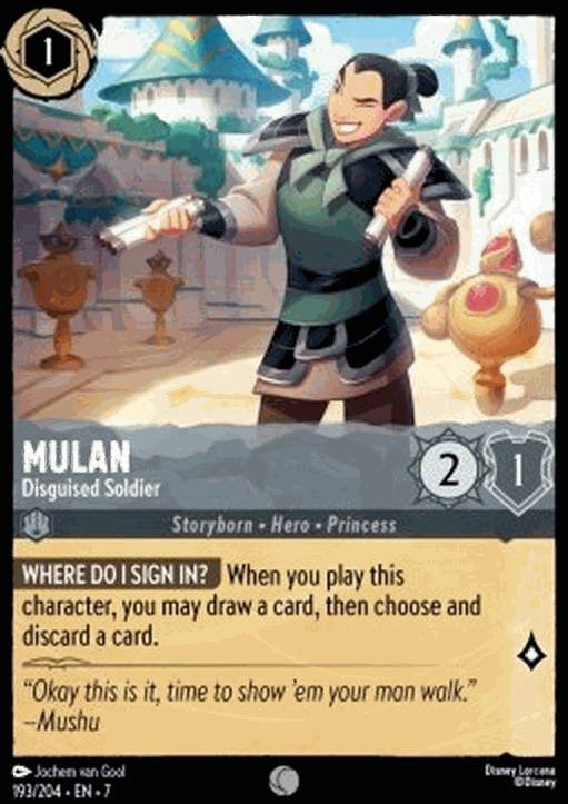 Mulan - Disguised Soldier