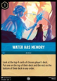Water Has Memory