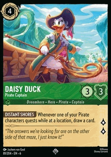 Daisy Duck - Pirate Captain (V.1)
