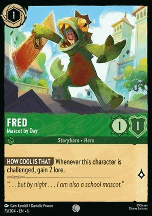 Fred - Mascot by Day