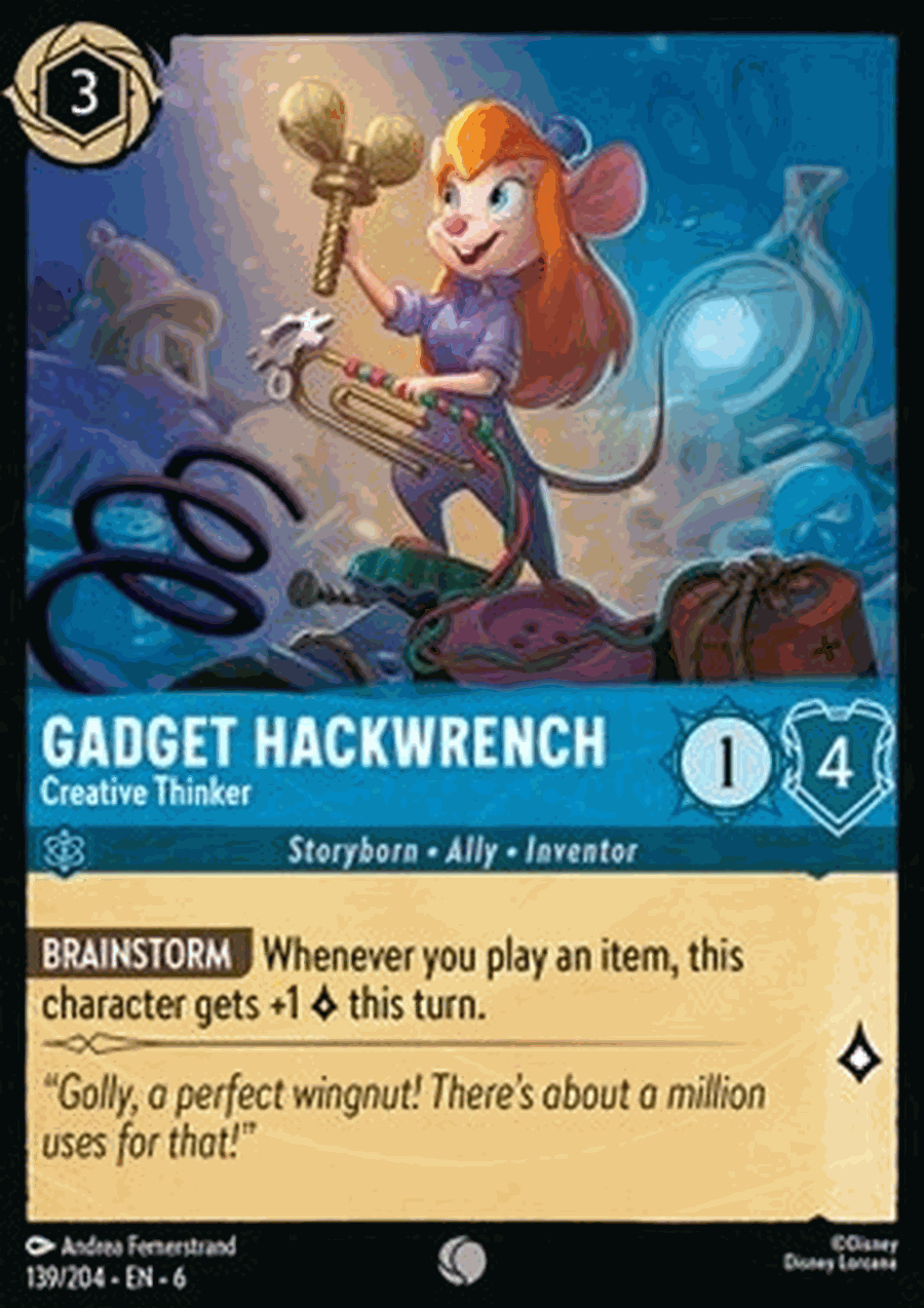 Gadget Hackwrench - Creative Thinker