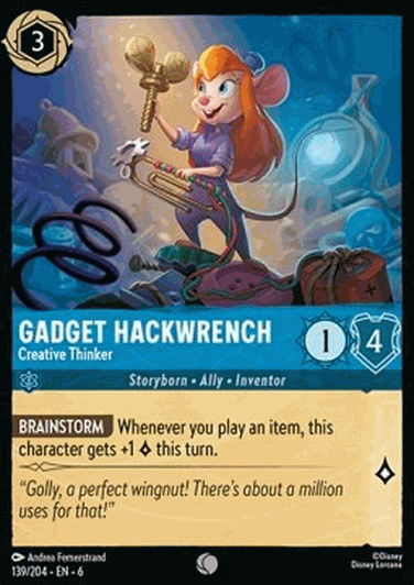 Gadget Hackwrench - Creative Thinker
