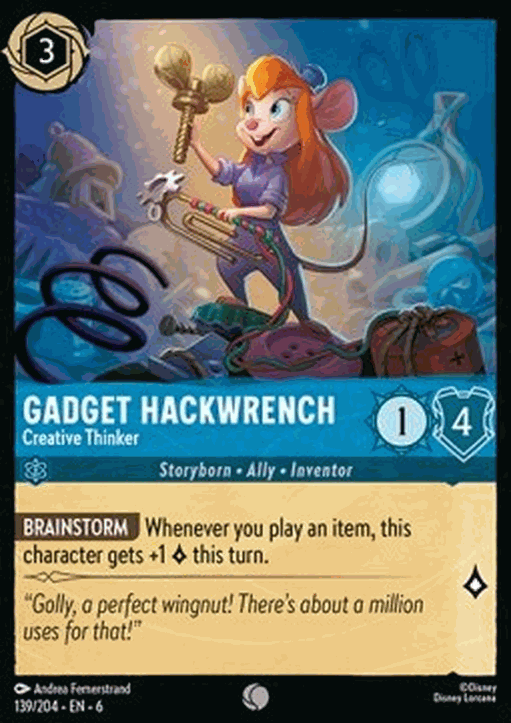Gadget Hackwrench - Creative Thinker