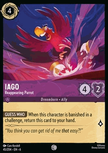 Iago - Reappearing Parrot