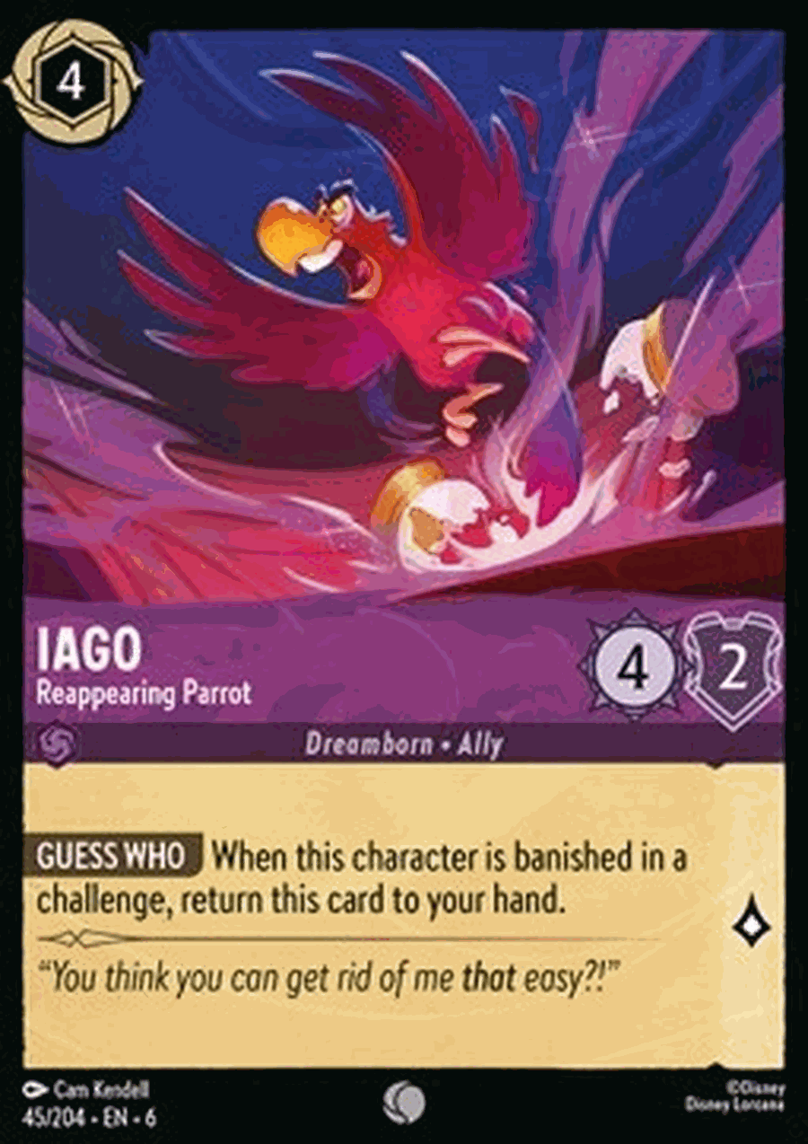 Iago - Reappearing Parrot