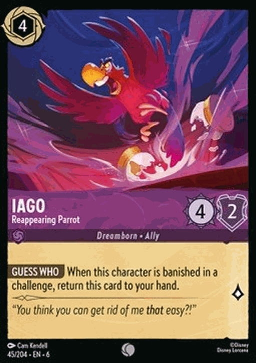Iago - Reappearing Parrot