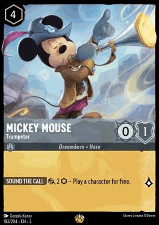 Mickey Mouse - Trumpeter (V.1)