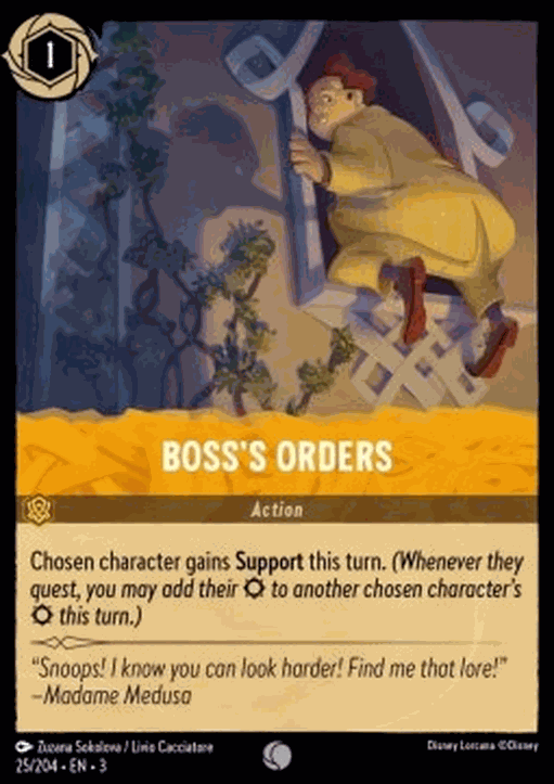 Boss’s Orders
