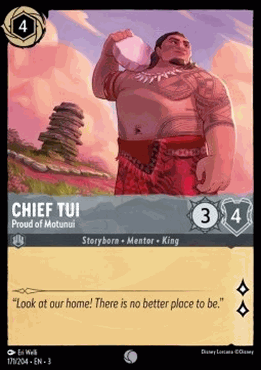 Chief Tui - Proud of Motunui