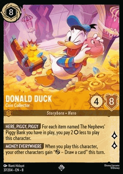 Donald Duck - Coin Collector