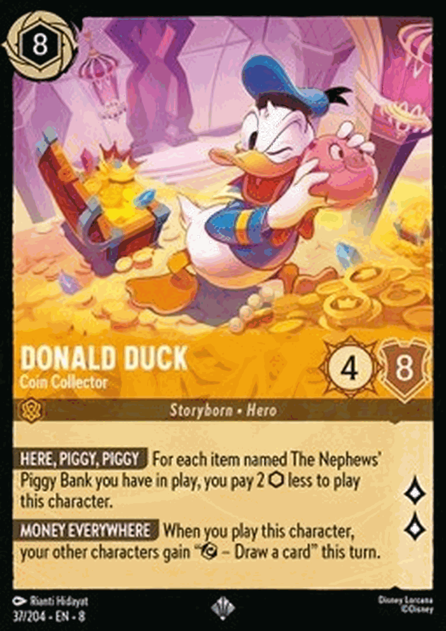 Donald Duck - Coin Collector