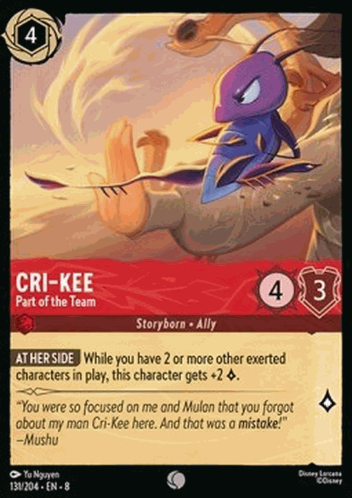 Cri-Kee - Part of the Team