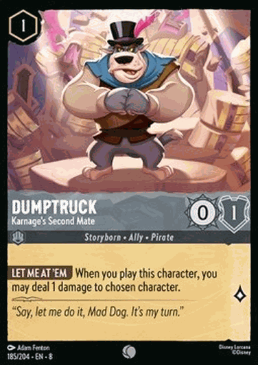 Dumptruck - Karnage’s Second Mate