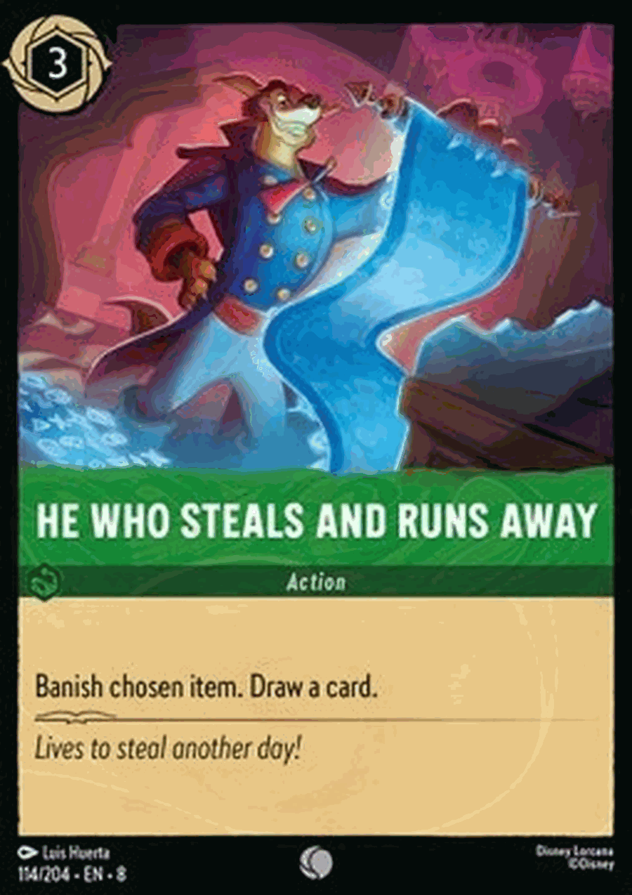 He Who Steals and Runs Away