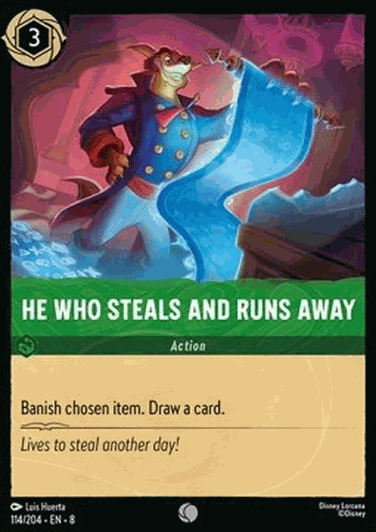He Who Steals and Runs Away