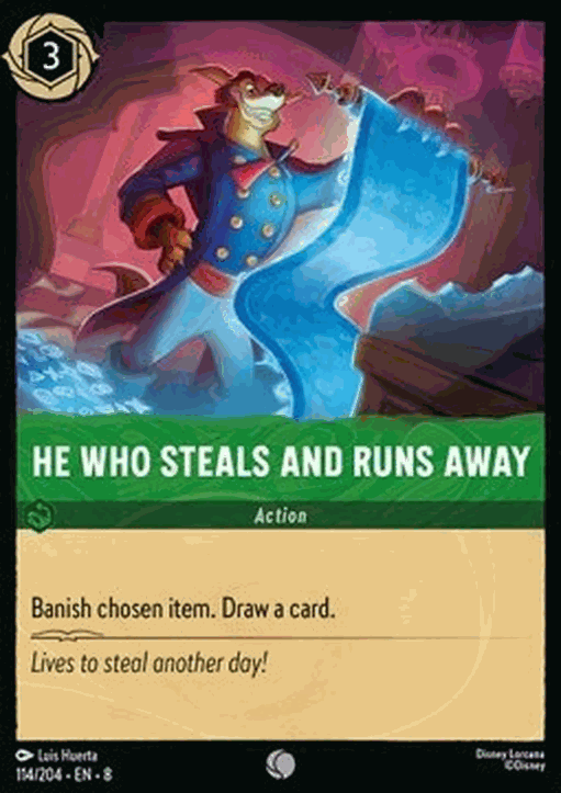 He Who Steals and Runs Away