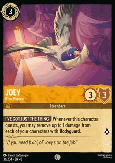 Joey - Blue Pigeon