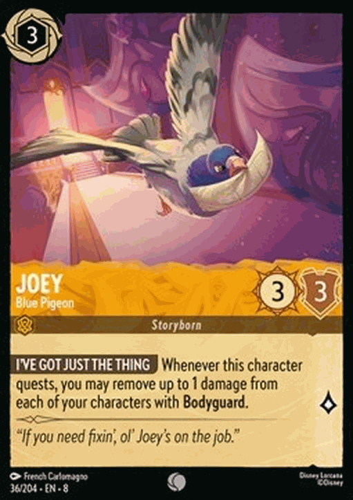 Joey - Blue Pigeon