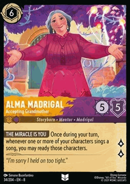 Alma Madrigal - Accepting Grandmother