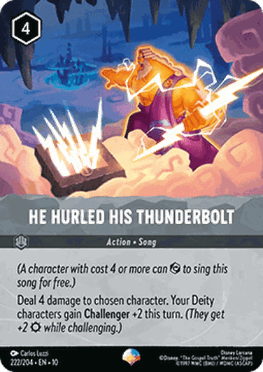 He Hurled His Thunderbolt (V.2)