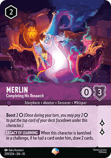 Merlin - Completing His Research (V.2)
