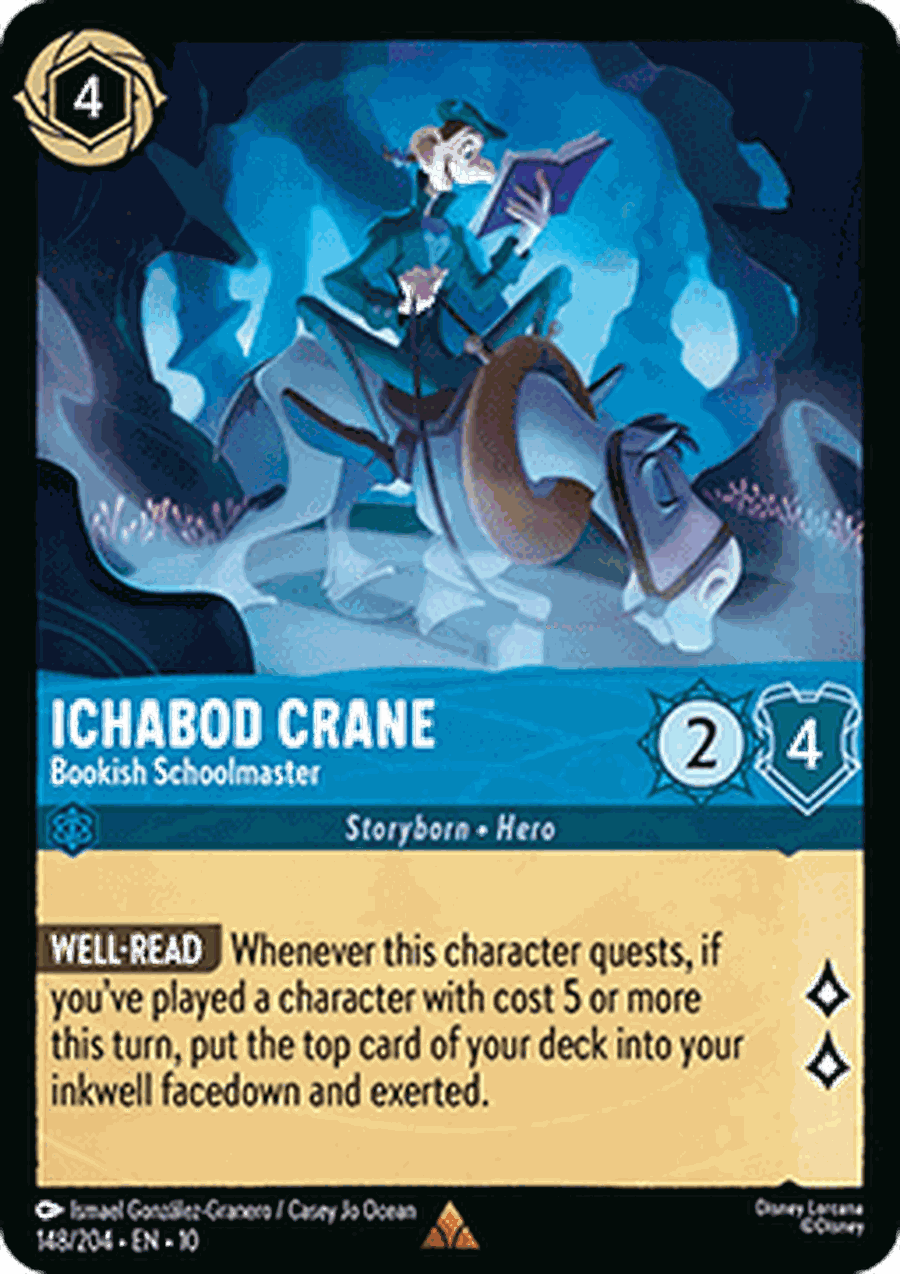 Ichabod Crane - Bookish Schoolmaster
