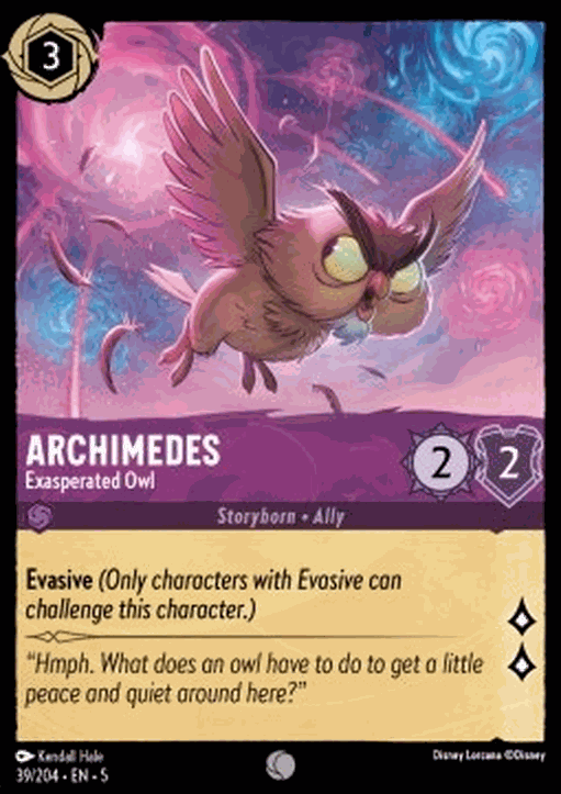 Archimedes - Exasperated Owl