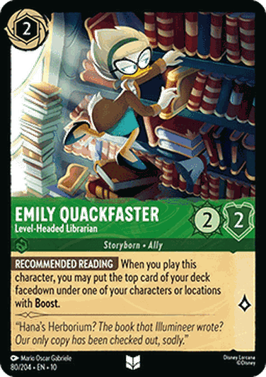 Emily Quackfaster - Level-Headed Librarian