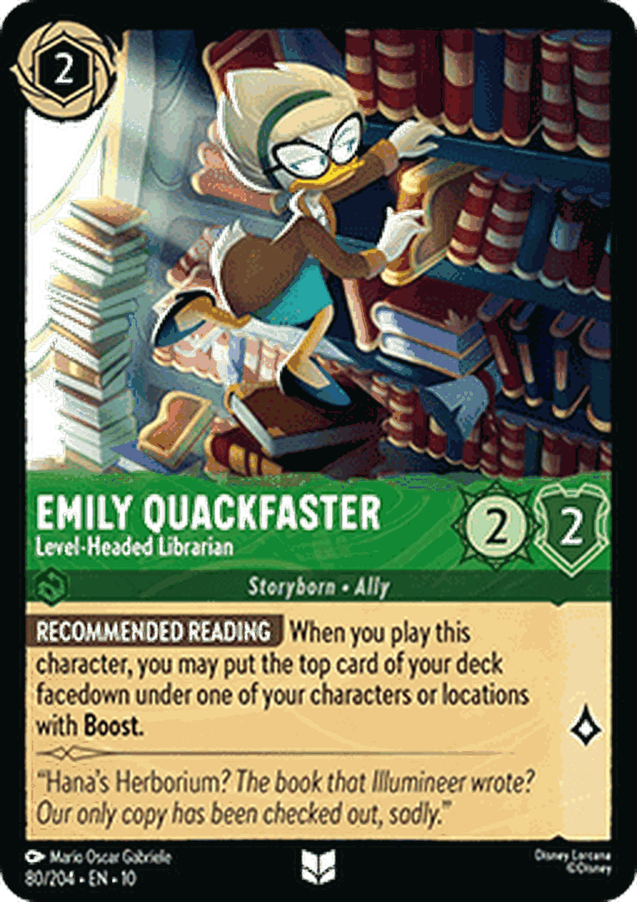 Emily Quackfaster - Level-Headed Librarian
