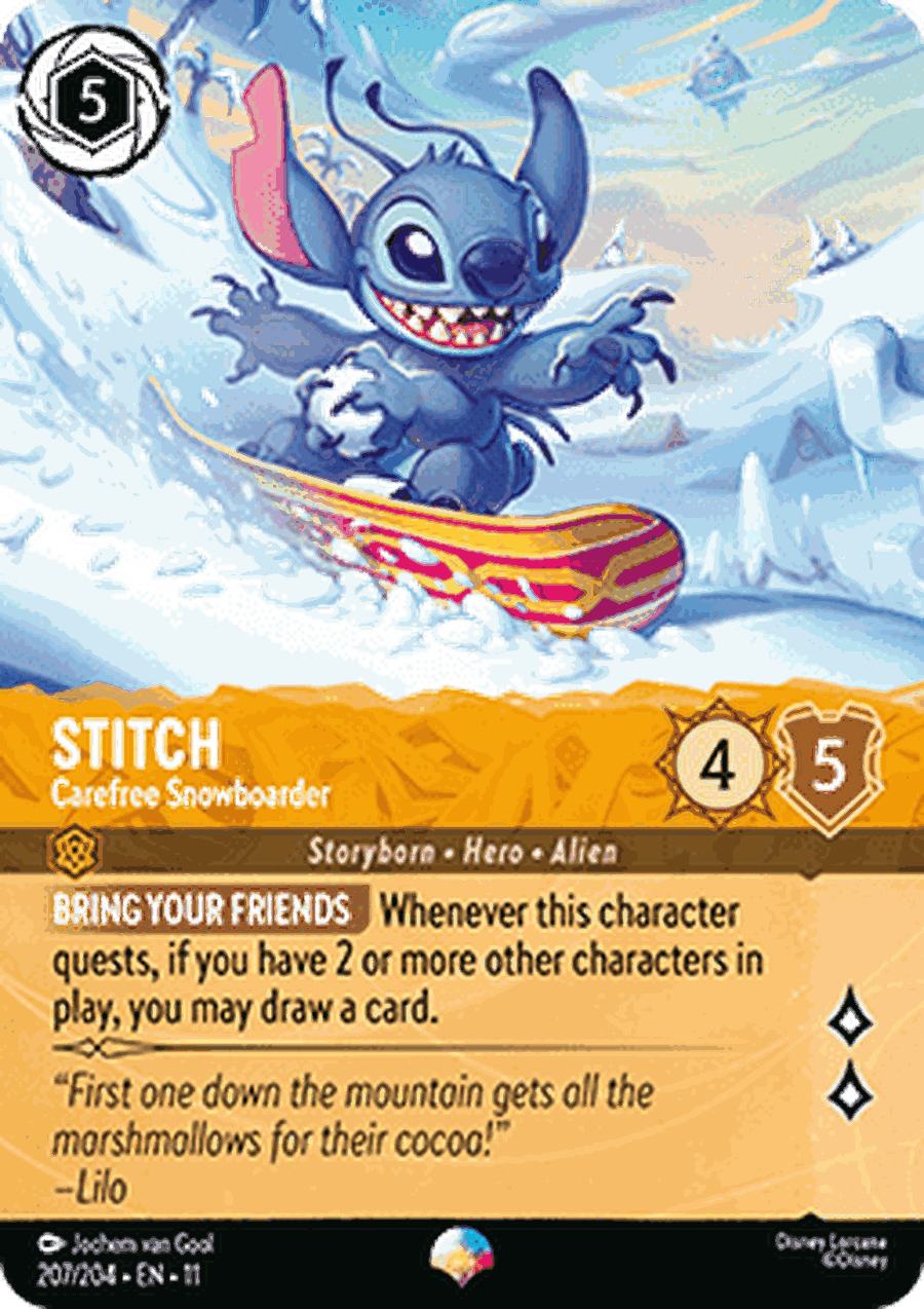 Stitch - Carefree Snowboarder (V.2)