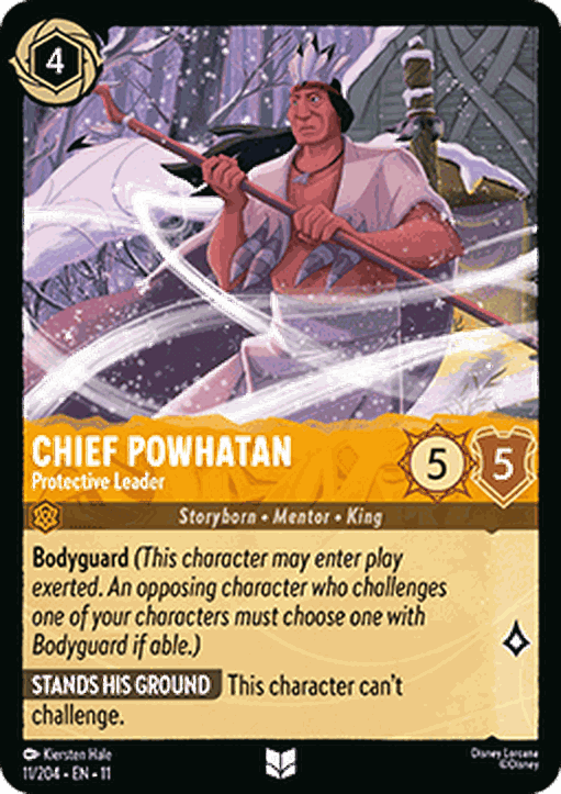 Chief Powhatan - Protective Leader