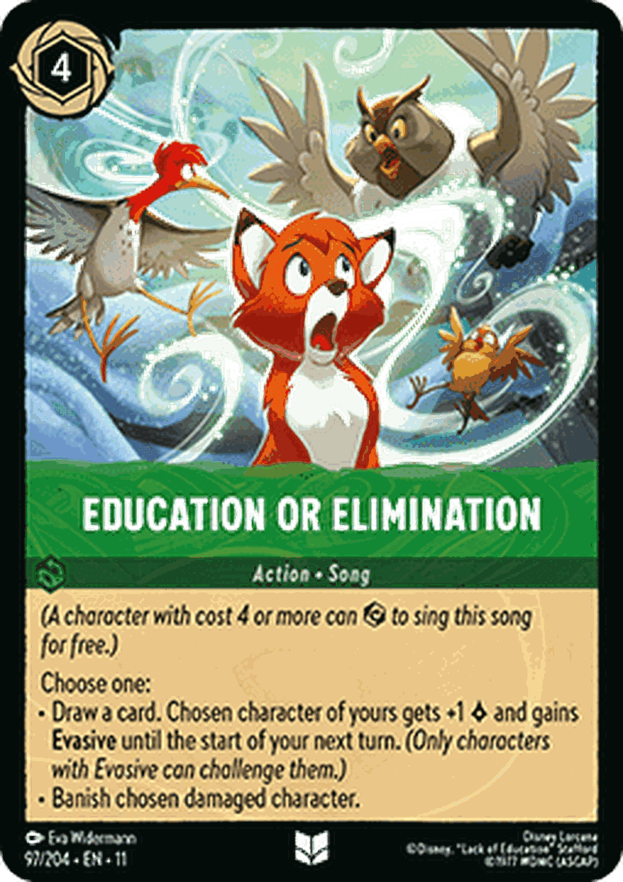 Education or Elimination