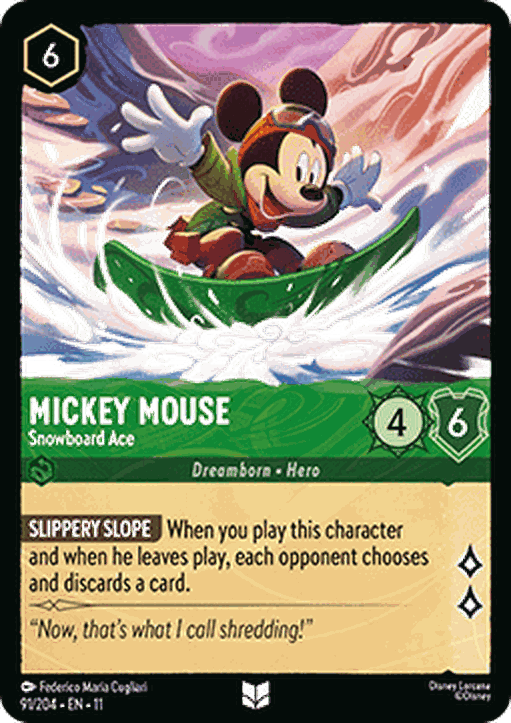 Mickey Mouse - Snowboard Ace