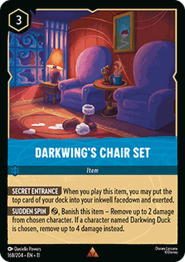 Darkwing’s Chair Set