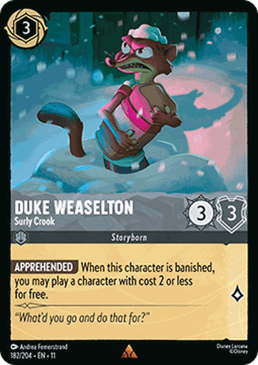 Duke Weaselton - Surly Crook