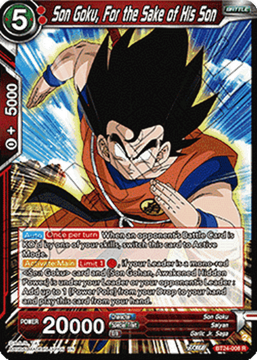 Son Goku, For the Sake of His Son