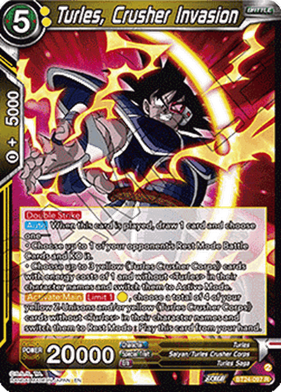 Turles, Crusher Invasion (V.1 - Rare)