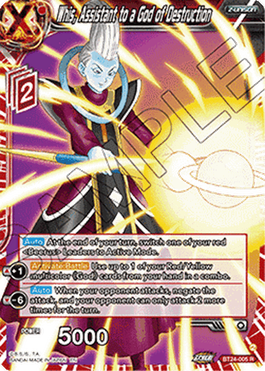 Whis, Assistant to a God of Destruction