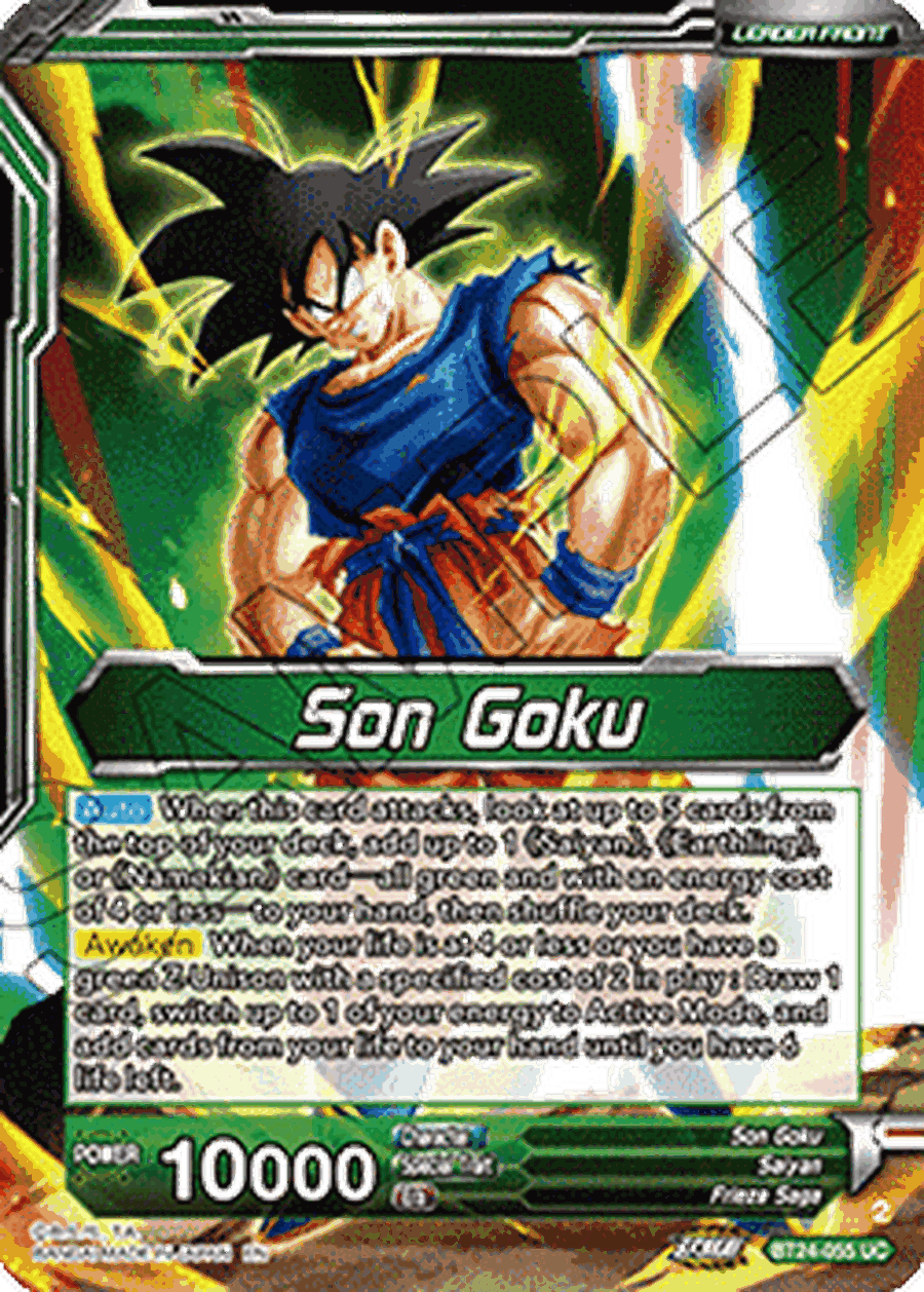Son Goku // SS Son Goku, Beginning of a Legend (V.1 - Uncommon)