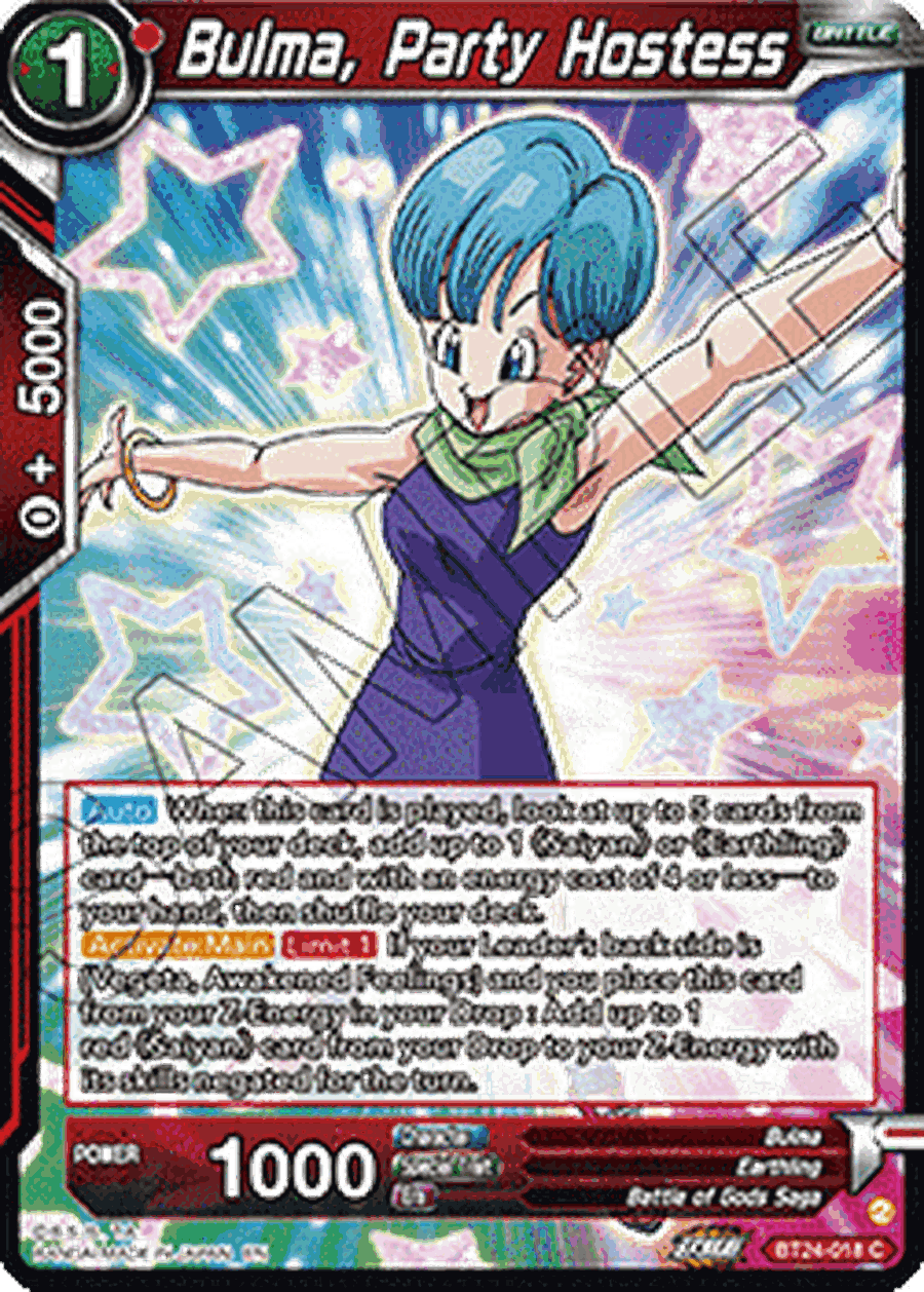 Bulma, Party Hostess