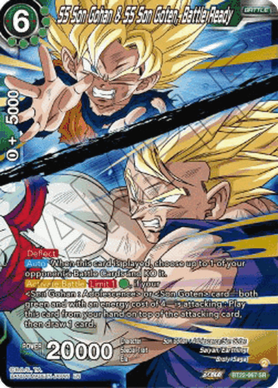 SS Son Gohan & SS Son Goten, Battle Ready (V.1 - Super Rare)