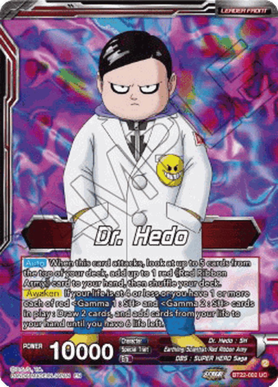 Dr. Hedo // Dr. Hedo, Admiration for Heroes